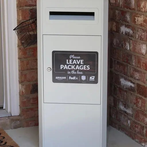 Medium Parcel Box - White PorchManager