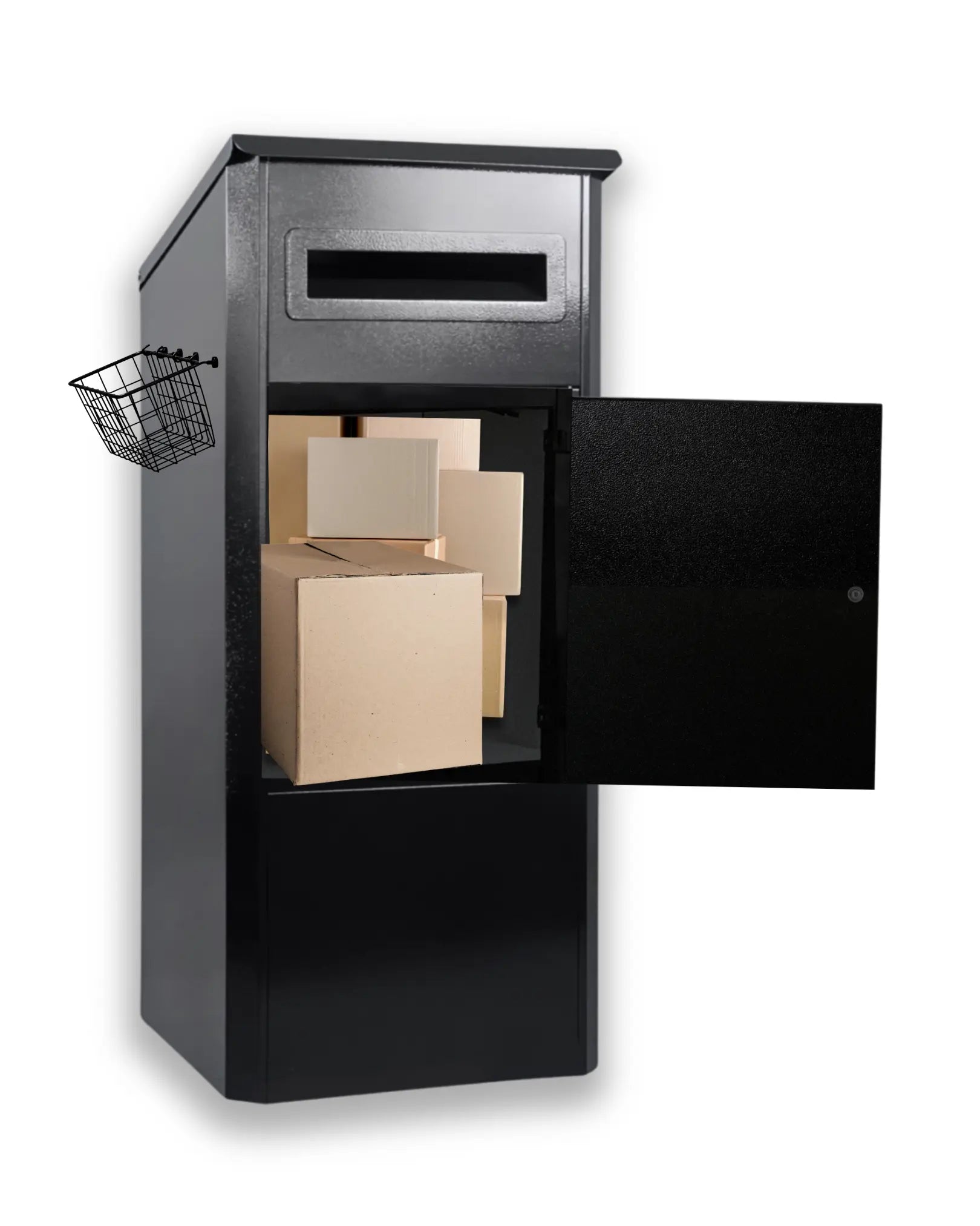 Medium Parcel Box - Black PorchManager