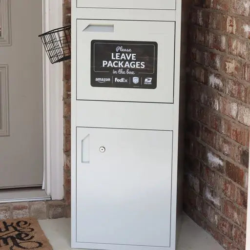 Large Parcel Box - White PorchManager