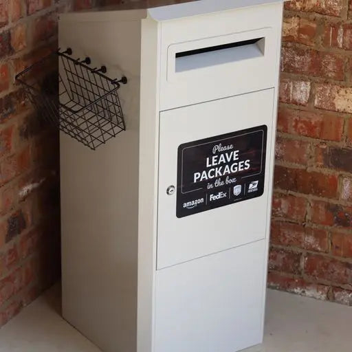 Medium Parcel Box - White PorchManager