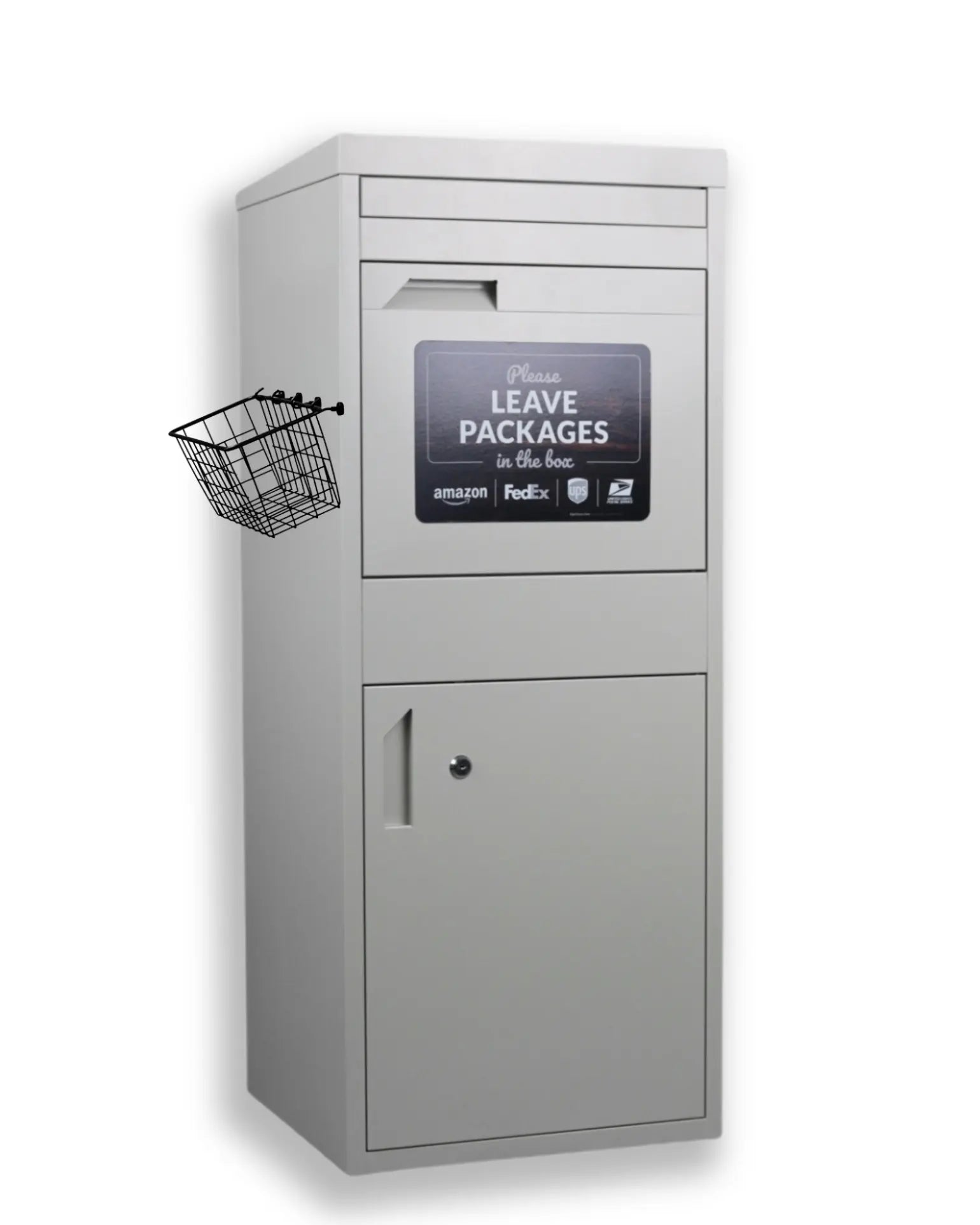 Large Parcel Box - White PorchManager