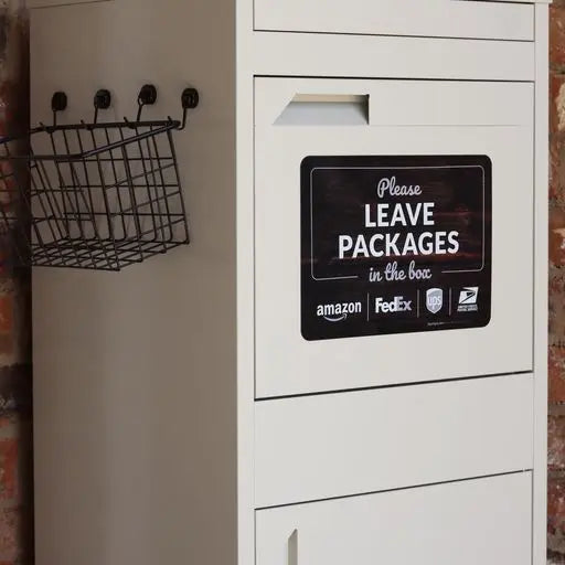 Luxury Parcel Box - White PorchManager