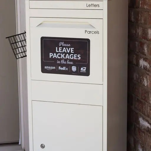 Luxury Parcel Box - White PorchManager