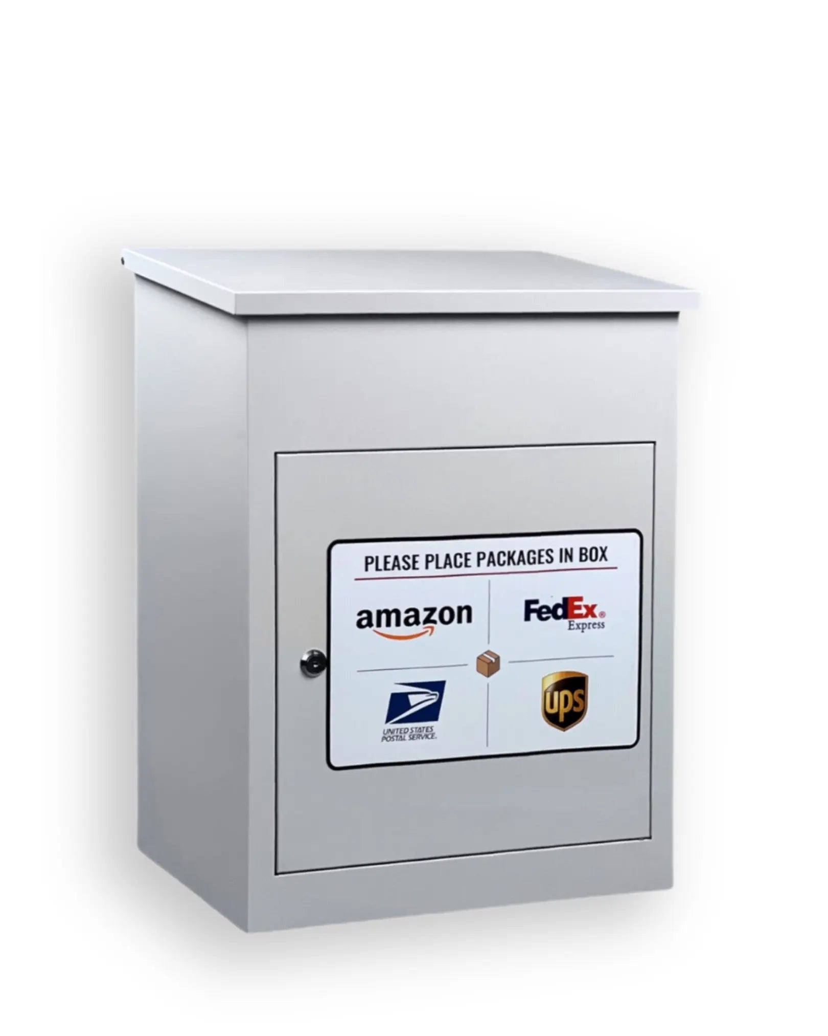 Small Parcel Box - White PorchManager