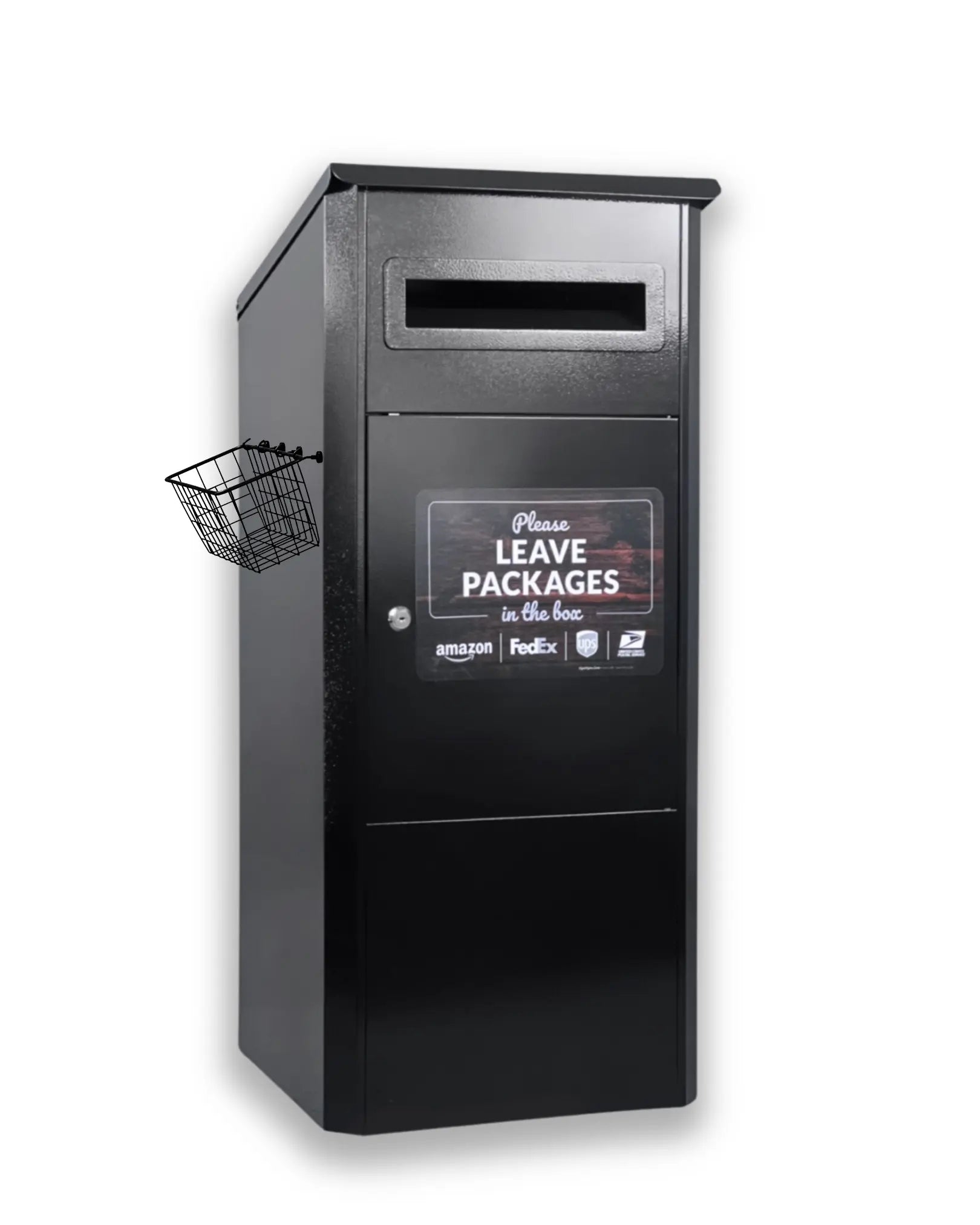 Medium Parcel Box - Black PorchManager