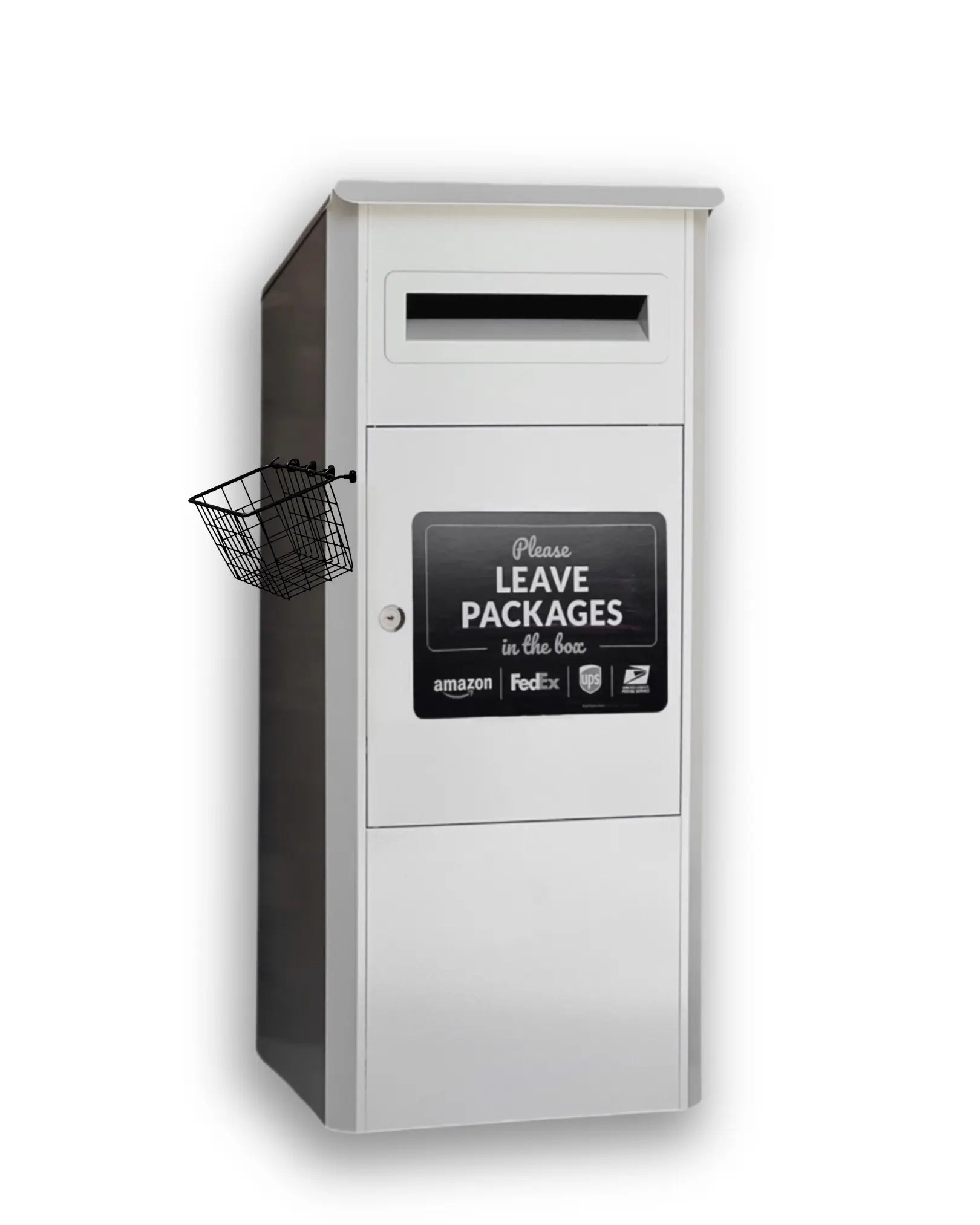 Medium Parcel Box - White PorchManager